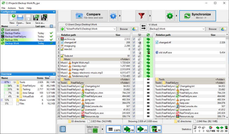 windows 7 file synchronization free
